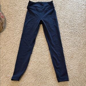 Lululemon Wunder Under 25” Navy Leggings